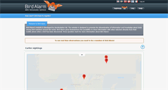 Desktop Screenshot of birdalarm.com